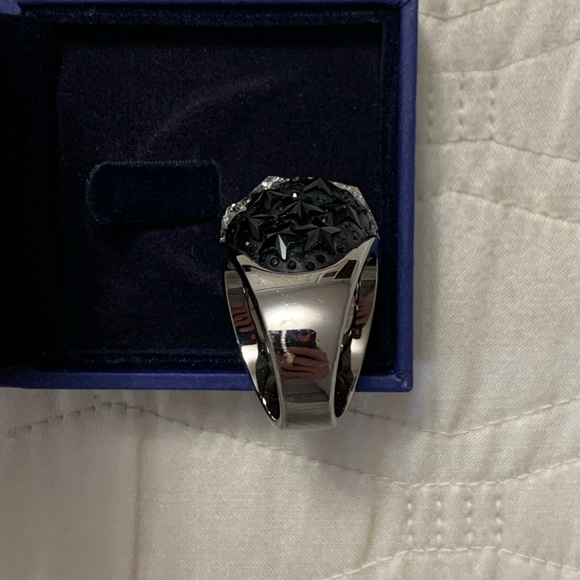 Genuine Swarovski Crystal Fizz Star Cocktail Ring Size 58/Size 8 - Picture 12 of 16